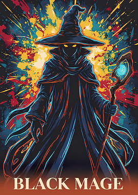 Black Mage Fantasy Art