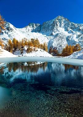 Alpine Lake Reflection