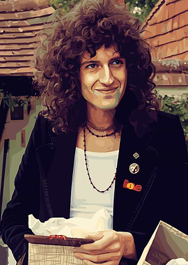 Brian May Portrait