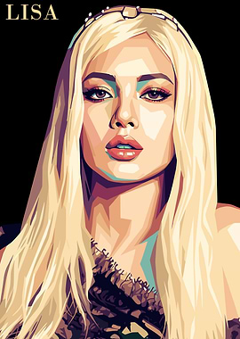 Lisa portrait digital art