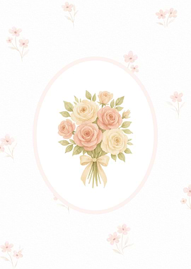 Watercolor Floral Bouquet Illustration