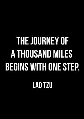 Journey of a Thousand Miles Quote