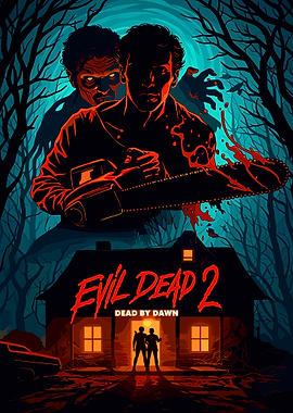 Evil Dead 2: Dead by Dawn Poster