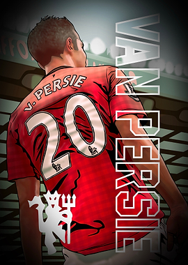 Robin van Persie Manchester United Artwork