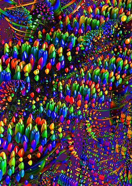 Colorful Abstract Fractal Art