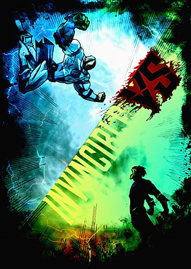 Invincible Versus Comic Book Art
