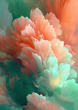 Abstract Floral Explosion