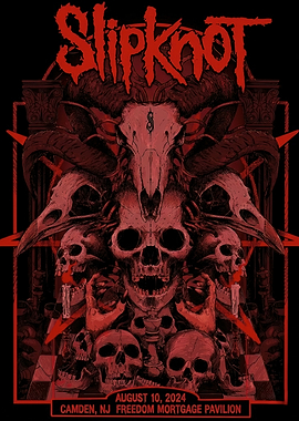 Slipknot Concert Poster August 10, 2024