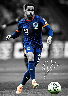 Kluivert Soccer Player in Action