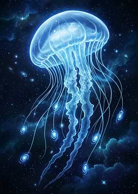Cosmic Jellyfish in Space