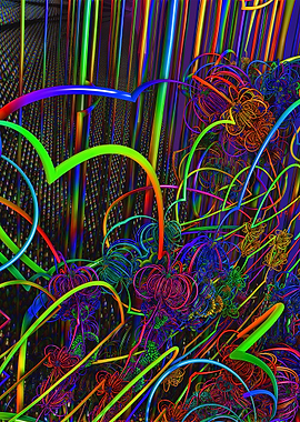 Colorful Abstract Fractal Art