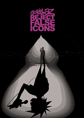 Gorillaz Reject False Icons Poster