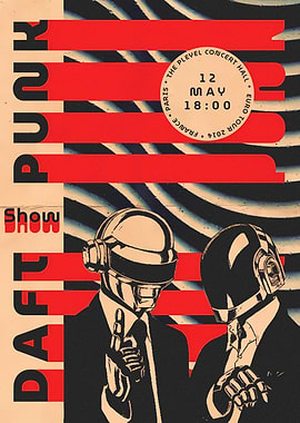 Daft Punk Show Poster