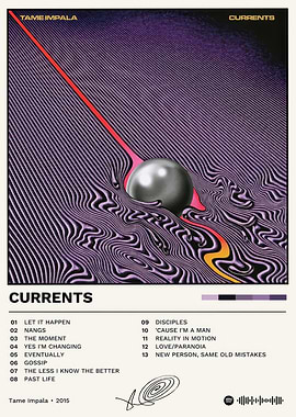 Tame Impala - Currents Album Cover