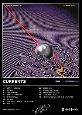 Tame Impala - Currents Album Cover
