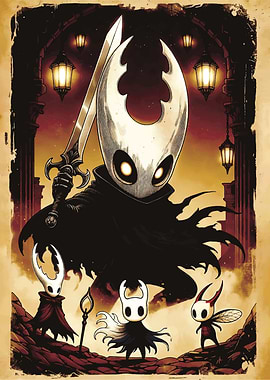 Hollow Knight Group Illustration