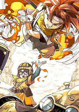 Chrono Trigger: Crono and Lucca