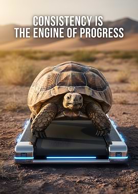 Turtle on Treadmill: Consistency is Progress