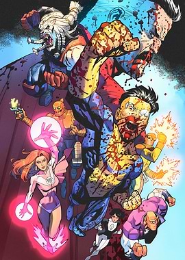 Invincible Comic Book Team Battle