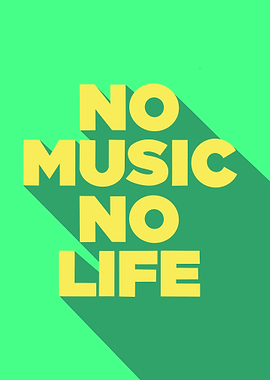 No Music No Life Poster