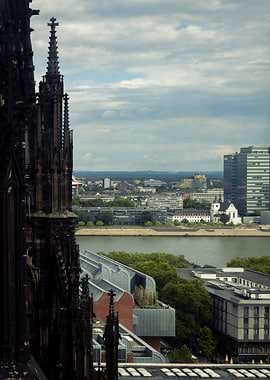 Cologne Cathedral and Cityscape View