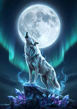 Alpha Wolf - Mystic Moon Howl