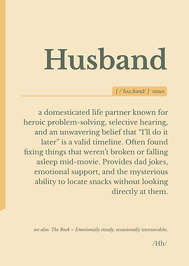 Funny Husband Definition
