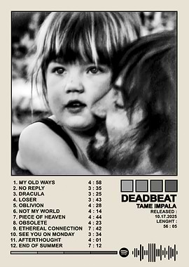 Tame Impala - Deadbeat Album Cover