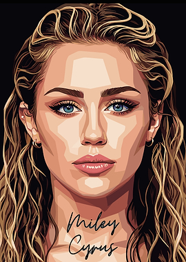 Miley Cyrus Portrait