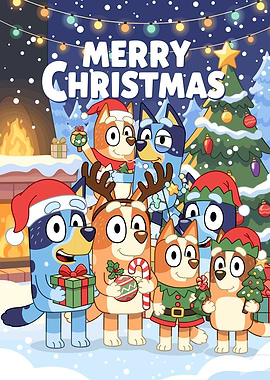Bluey Merry Christmas