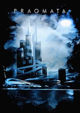 Pragmata Futuristic Cityscape