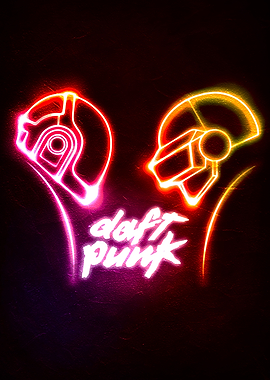 Daft Punk Neon Helmets