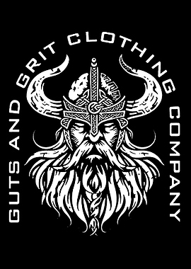 Grit Clothing Company Viking Logo