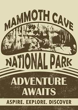 Mammoth Cave National Park: Adventure Awaits Poster