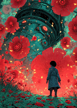 Poppy Field and Tower