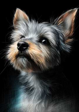 Yorkshire Terrier Portrait
