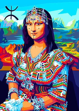 Mona Lisa Amazigh Art