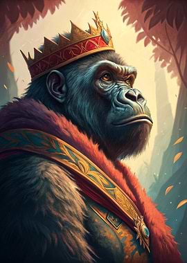 King Gorilla Portrait