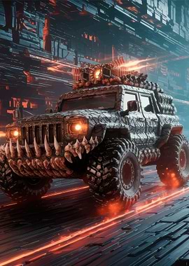 Post-Apocalyptic Armored Vehicle