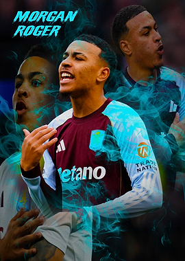 Morgan Rogers Football Player Portrait