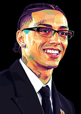 Central Cee Portrait Pop Art