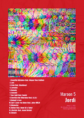 Maroon 5 - Jordi Album Cover