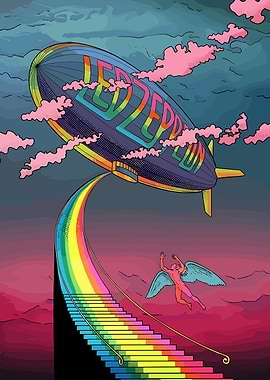 Led Zeppelin Stairway to Heaven Art