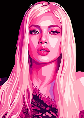 lisa black pink potrait