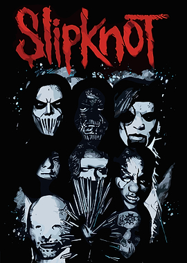 Slipknot Band Members Portrait