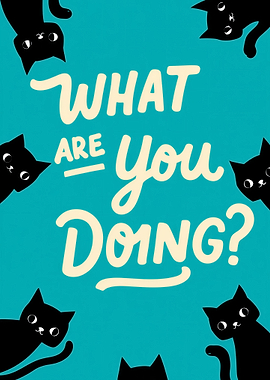 What are you doing? Cats