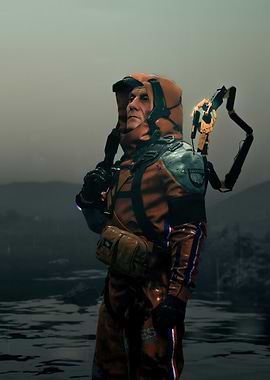 Sam Porter Bridges in Death Stranding Game Art