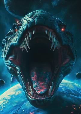 Cosmic Tyrannosaurus Rex Roar