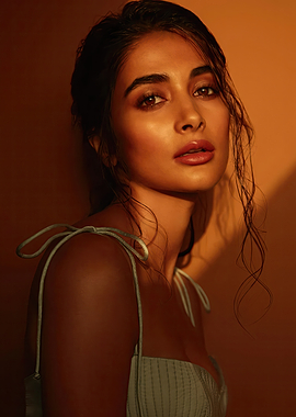 Portrait of pooja hegde in Warm Light