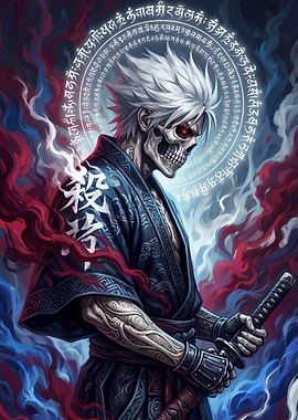 Undead Samurai with Katana